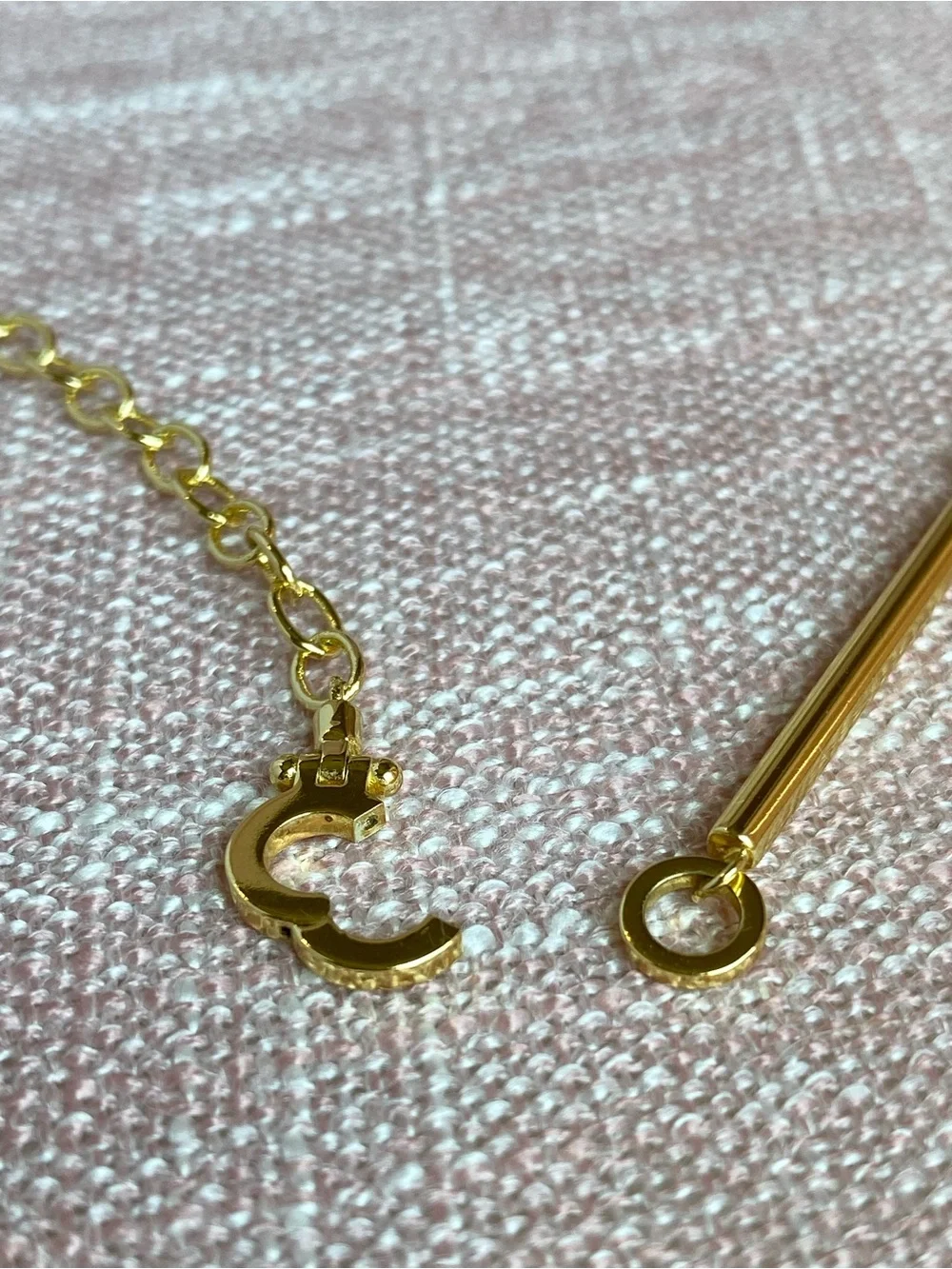 Gorjana Parker Bar Chain Charm Necklace
